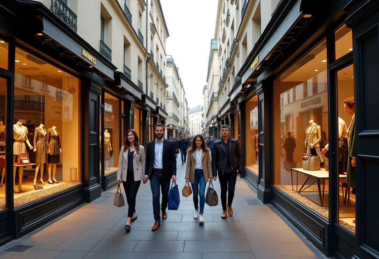 quartier commerçant paris